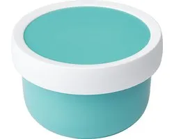 Mepal fruitbox Campus - 300 ml - Inclusief fruitvorkje - Sluit goed af - Snackdoosje - Turquoise
