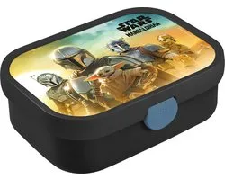 Mepal lunchbox Campus - Broodtrommel met vakjes voor kinderen - Geschikt voor 4 boterhammen - Star Wars