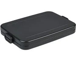 Mepal Lunchbox flat - Broodtrommel - 4 boterhammen - Nordic black