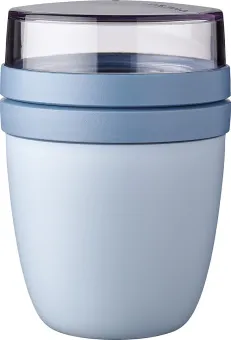 Mepal Lunchpot - 500 + 200 ml - Yoghurt en Muesli beker to go - Geschikt voor vriezer, magnetron en vaatwasser - Ellipse - Nordic blue Mepal Lunchpot - 500 + 200 ml - Yoghurt en Muesli beker to go - Geschikt voor vriezer, magnetron en vaatwasser - Ellipse - Nordic blue
