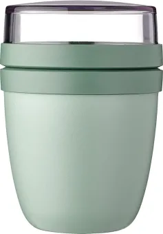 Mepal Lunchpot mini - 300 + 120 ml - Yoghurt en Muesli beker to go - Geschikt voor vriezer, magnetron en vaatwasser - Ellipse - Nordic sage Mepal Lunchpot mini - 300 + 120 ml - Yoghurt en Muesli beker to go - Geschikt voor vriezer, magnetron en vaatwasser - Ellipse - Nordic sage