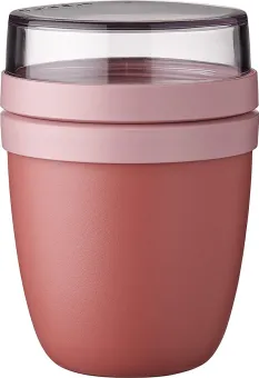 Mepal Lunchpot mini - 300 + 120 ml - Yoghurt en Muesli beker to go - Geschikt voor vriezer, magnetron en vaatwasser - Ellipse - Vivid mauve Mepal Lunchpot mini - 300 + 120 ml - Yoghurt en Muesli beker to go - Geschikt voor vriezer, magnetron en vaatwasser - Ellipse - Vivid mauve