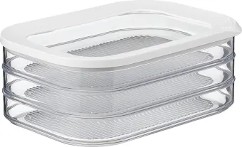 Mepal Modula vleeswarendoos - 550 ml 3-laags - Vershouddoos - Wit Mepal Modula vleeswarendoos - 550 ml 3-laags - Vershouddoos - Wit