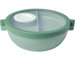 Mepal Vita bento lunchbowl - 5 vakken waarvan 3 uitneembare bakjes - Bento box - Salade lunchbox - Nordic sage