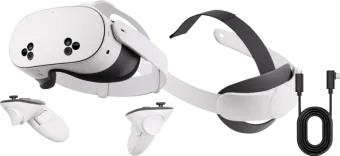 Meta Quest 3S 256GB + Link Cable + Elite Strap