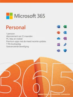Microsoft Office 365 Personal NL Abonnement 1 jaar