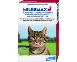 Milbemax Ontworming Tabletten Kat 2 - 8 kg 2 tabletten