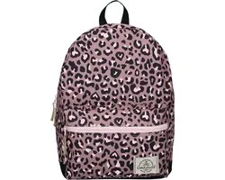 Milky Kiss Jungle Vibes Rugzak - Schooltas meisje - Roze - Panterprint