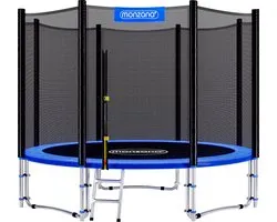 Monzana Trampoline - O183cm Gecertificeerd - Veiligheidsnet Ladder