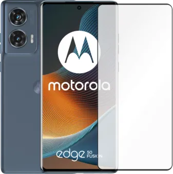 Motorola Edge 50 Fusion 256GB Donkerblauw 5G + Just in Case Tempered Glass Screenprotector
