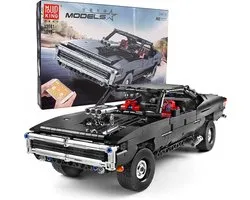 Mould King 13081 Racing car / (RC) - Supercar, coupe - Compatible met de bekende merken - Motoren, accu, afstandsbediening - Bouwset, constructieset - 1098 onderdelen