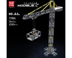 Mould King 17004 - Toren Kraan (RC) - is compatibel met het bekende merk- 1797 onderdelen