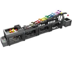 Mould King 26004 MOC-25851 Gemotoriseerde Regenboog Stepper Bal Rolling Machine