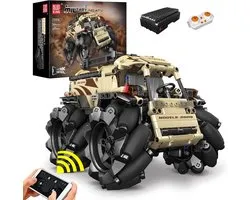 Mould King - Technic Mecanum rc auto | City speed champions autos's adventure | Creator classic motor bouwpakket | Technische speelgoed ideas voor expert volwassenen & kinderen | 617 bouwstenen modelbouw