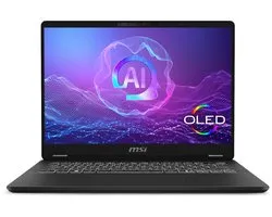 MSI Prestige 14 AI+ Evo C2VMG-010NL Intel Core Ultra 7 258V Laptop 35,6 cm (14") 2.8K 32 GB LPDDR5x-SDRAM 1 TB SSD Wi-Fi 7 (802.11be) Windows 11 Home Grijs