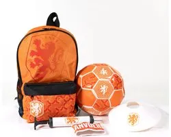 Nederlands Elftal Voetbal Trainingsset - Voetbal Maat 5 - Pomp - Pionnen - Rugtas - Aanvoerdersband
