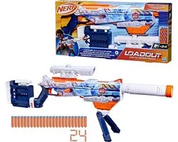 Nerf Loadout Arctic Zerostriker blaster en 24 N1-darts