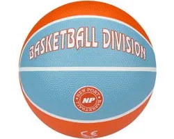 New Port Mini Basketbal Print - Oranje/Aqua/Wit - 3