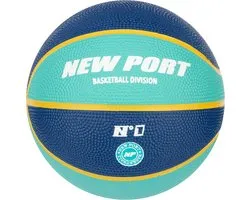 New Port Minibasketbal - Donkerblauw/Aqua - Maat 1