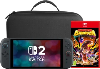 Nintendo Switch 2 + Donkey Kong Bananza + BlueBuilt Travelcase