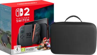 Nintendo Switch 2 + Mario Kart World + BlueBuilt Travel Case