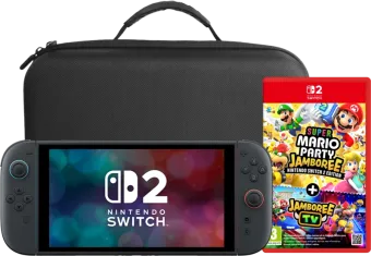 Nintendo Switch 2 + Super Mario Party Jamboree + BlueBuilt Travelcase