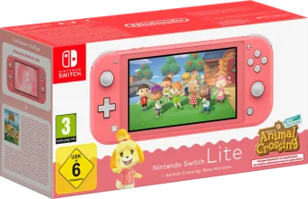 Nintendo Switch Lite Animal Crossing New Horizons Editie Roze