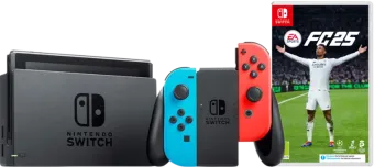 Nintendo Switch Rood/Blauw + EA Sports FC 25