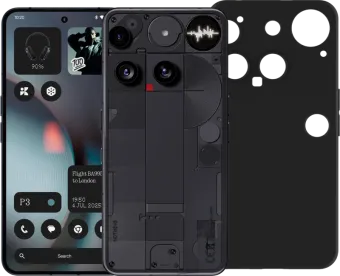 Nothing Phone (3) 512GB Zwart 5G + Just in Case Back Cover Zwart
