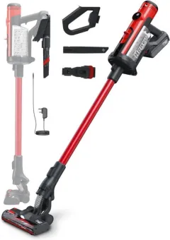 Numatic Henry Quick Draadloze Steelstofzuiger HEN100R - Met zak - Rood Numatic Henry Quick Draadloze Steelstofzuiger HEN100R - Met zak - Rood