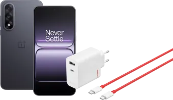 OnePlus Nord 5 256GB Zwart 5G + OnePlus SuperVOOC Oplader 80W met 2 Poorten + Usb C kabel