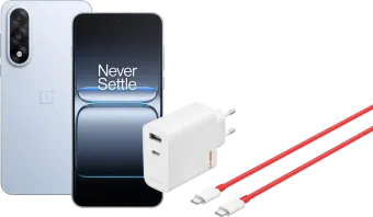 OnePlus Nord 5 512GB Blauw 5G + OnePlus SuperVOOC Oplader 80W met 2 Poorten + Usb C kabel