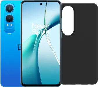 OnePlus Nord CE 4 Lite 256GB Blauw 5G + BlueBuilt Back Cover Zwart