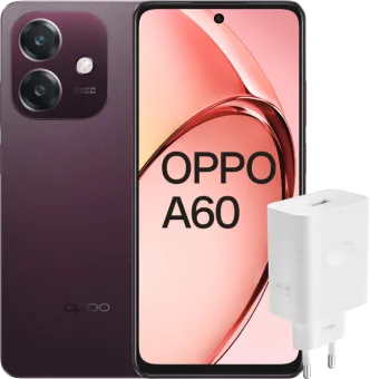 OPPO A60 128GB Paars 5G + OPPO SuperVOOC Oplader 45W