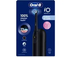 Oral-B iO 2 Elektrische Tandenborstel Black met Reisetui