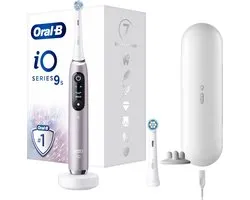 Oral-B iO 9S Volwassene Roterende-oscillerende tandenborstel Roze, Wit