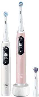 Oral-B iO Series 6N Duo Pack Wit + Roze