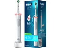 Oral-B Pro 3 3000 - Wit - Elektrische Tandenborstel - Ontworpen Door Braun - 1 Handvat en 1 opzetbor