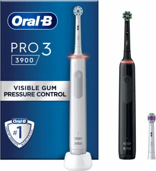 Oral-B Pro 3900 Zwart + Wit