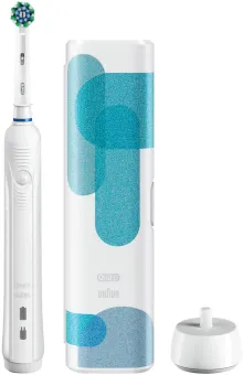 Oral-B Pro Clean, Volwassene, Roterende tandenborstel, Dagelijkse verzorging, Grondige reiniging, Tandvleesverzorging, Pulserend, Blauw, Wit, 2 min, Wit Oral-B Pro Clean, Volwassene, Roterende tandenborstel, Dagelijkse verzorging, Grondige reiniging, Tandvleesverzorging, Pulserend, Blauw, Wit, 2 min, Wit