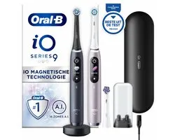 Oral-B Special Edition iO - 9 - Roze en Zwart - Elektrische Tandenborstel - Duopack