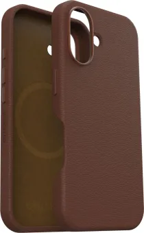 Otterbox Symmetry Apple iPhone 16 Back Cover met MagSafe Magneet Leer Bruin Otterbox Symmetry Apple iPhone 16 Back Cover met MagSafe Magneet Leer Bruin