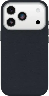 Otterbox Symmetry iPhone 17 Pro Back Cover met MagSafe Magneet Leer Blauw