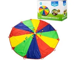 Outdoor Play Parachutedoek met Ballen