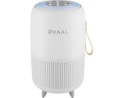 Ovaal Luchtreiniger - Air Purifier - met vervangbaar HEPA13 Filter + koolstoffilter - 250 m3/u - Helpt tegen stof, huisstofmijt, hooikoorts en allergie - 3 standen - Slaapstand en Automatische Stand - Luchtkwaliteit Indicator - Luchtreinigers