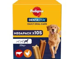 Pedigree Dentastix - Grote Hond - Gebitsverzorging - 105 Kauwsnacks