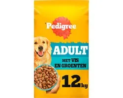 Pedigree Hondenbrokken - Adult Droogvoer - Vis en Groenten - 12kg