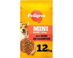 Pedigree Hondenbrokken - Adult Mini - Rund en Groenten - 12kg