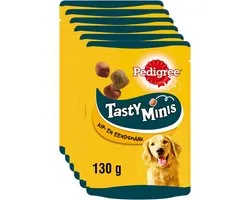 Pedigree Hondensnacks - Tasty Minis Snoepjes- Kip en Eend - 6x130g