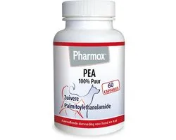 Pharmox Hond & Kat PEA 100% Puur 60 capsules - Effect op bepaalde prikkels
